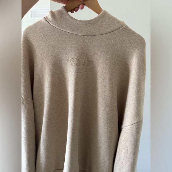 Essentials Tan Hoodie / Sweatshirt - Picture 1 of 5